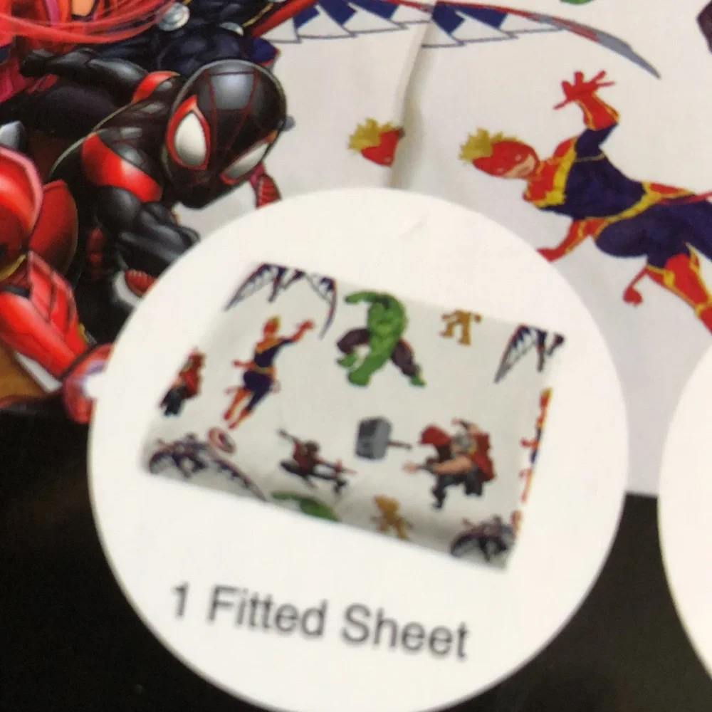 Marvel SUPERHERO Bed Sheet Set - FULL
